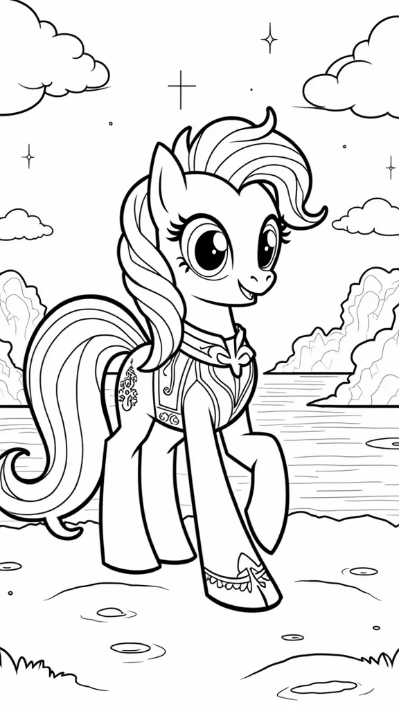 sunset shimmer coloring page